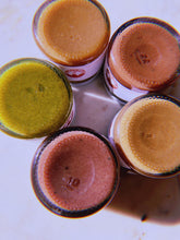 Load image into Gallery viewer, Variety pack of 5 sweet honey and herb-infused ghee blends for use in hot tonics, as frosting or by the spoon! Great for gifts.
